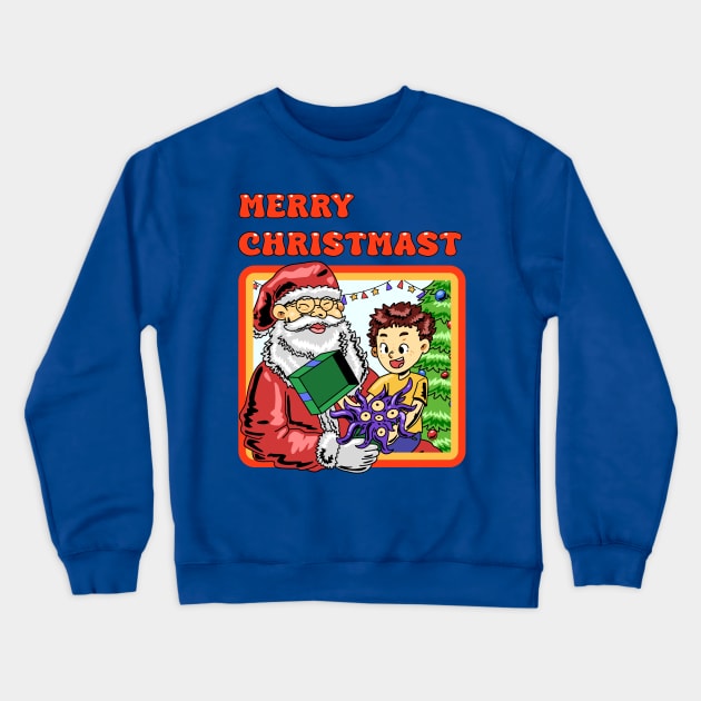 Santa Gift Crewneck Sweatshirt by Vanferr